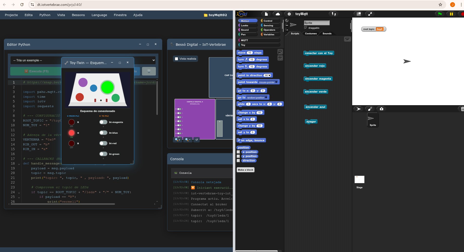 Boundary Object: sAh + Snap!